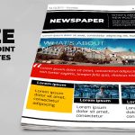Free newspaper powerpoint template